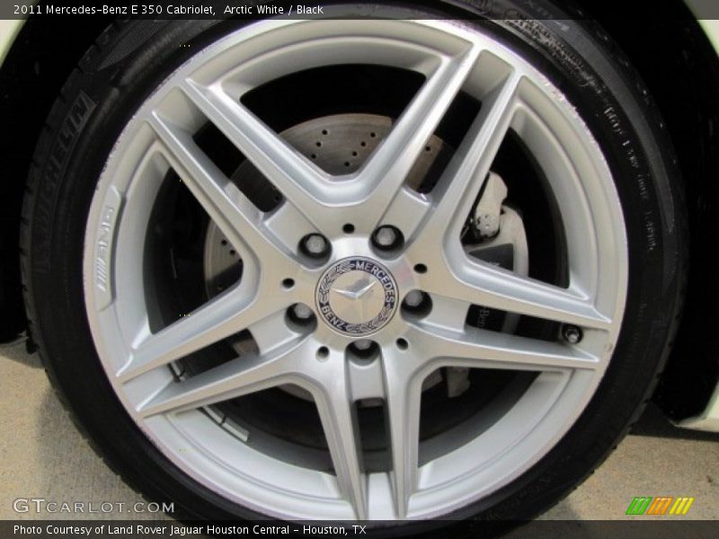 Arctic White / Black 2011 Mercedes-Benz E 350 Cabriolet