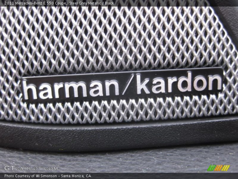 Steel Grey Metallic / Black 2011 Mercedes-Benz E 550 Coupe