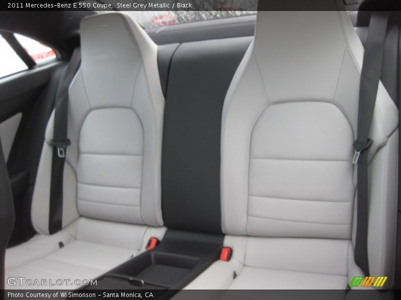 Steel Grey Metallic / Black 2011 Mercedes-Benz E 550 Coupe