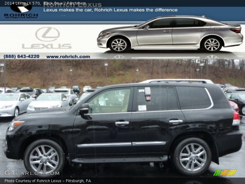 Black Onyx / Parchment 2014 Lexus LX 570