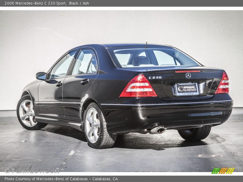 Black / Ash 2006 Mercedes-Benz C 230 Sport