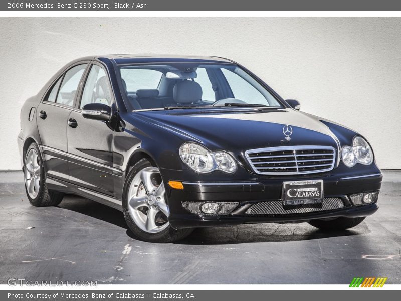 Black / Ash 2006 Mercedes-Benz C 230 Sport