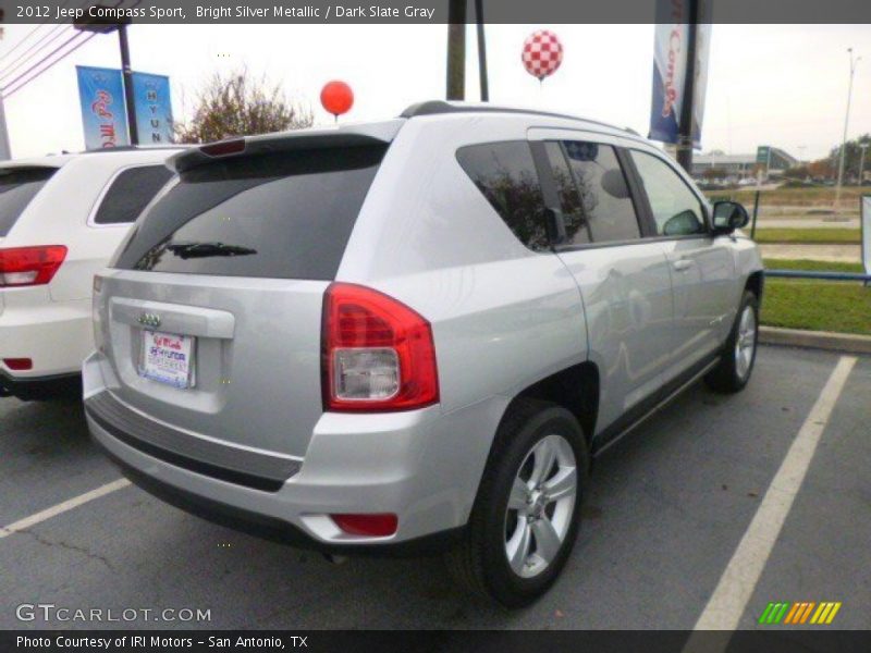 Bright Silver Metallic / Dark Slate Gray 2012 Jeep Compass Sport