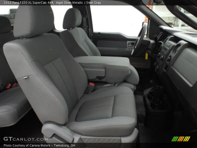 Ingot Silver Metallic / Steel Gray 2011 Ford F150 XL SuperCab 4x4