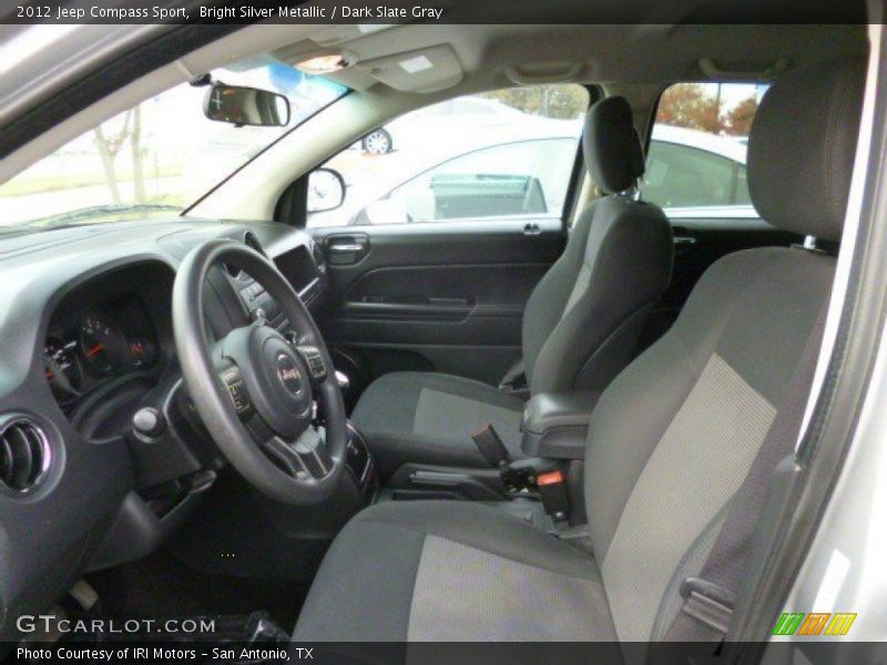 Bright Silver Metallic / Dark Slate Gray 2012 Jeep Compass Sport