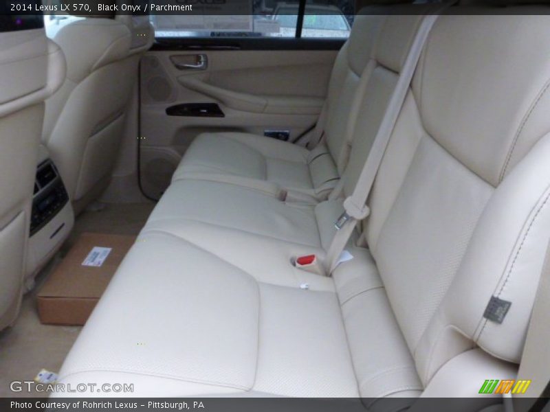 Rear Seat of 2014 LX 570