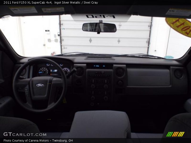 Ingot Silver Metallic / Steel Gray 2011 Ford F150 XL SuperCab 4x4