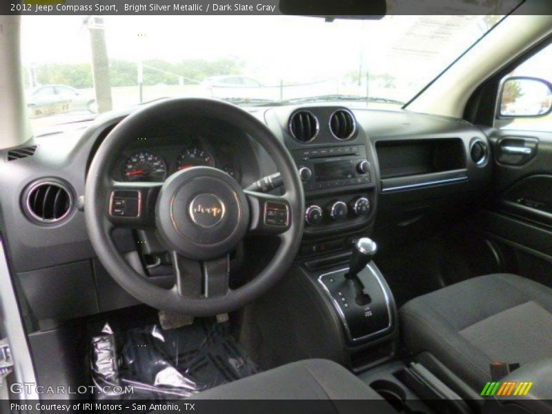 Bright Silver Metallic / Dark Slate Gray 2012 Jeep Compass Sport