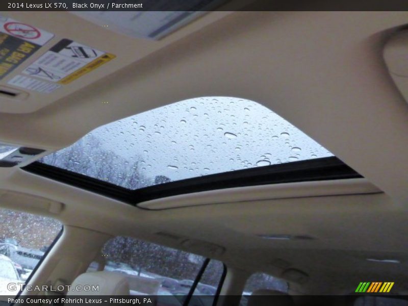 Sunroof of 2014 LX 570