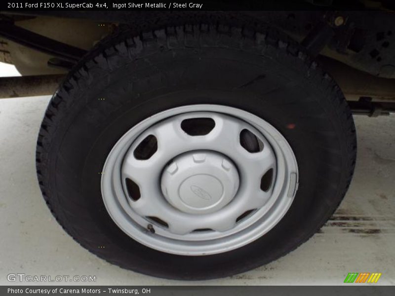 Ingot Silver Metallic / Steel Gray 2011 Ford F150 XL SuperCab 4x4