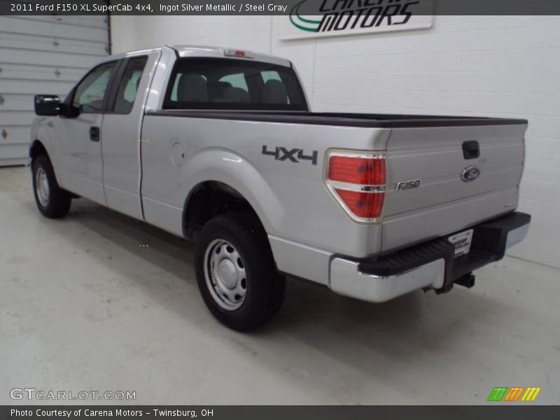 Ingot Silver Metallic / Steel Gray 2011 Ford F150 XL SuperCab 4x4