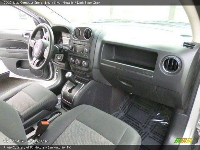 Bright Silver Metallic / Dark Slate Gray 2012 Jeep Compass Sport