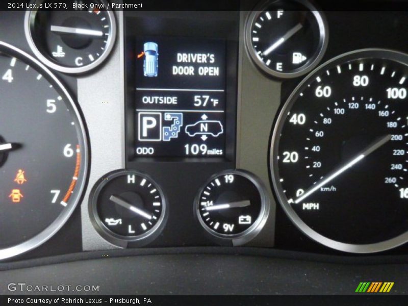 Black Onyx / Parchment 2014 Lexus LX 570