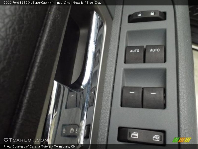 Ingot Silver Metallic / Steel Gray 2011 Ford F150 XL SuperCab 4x4