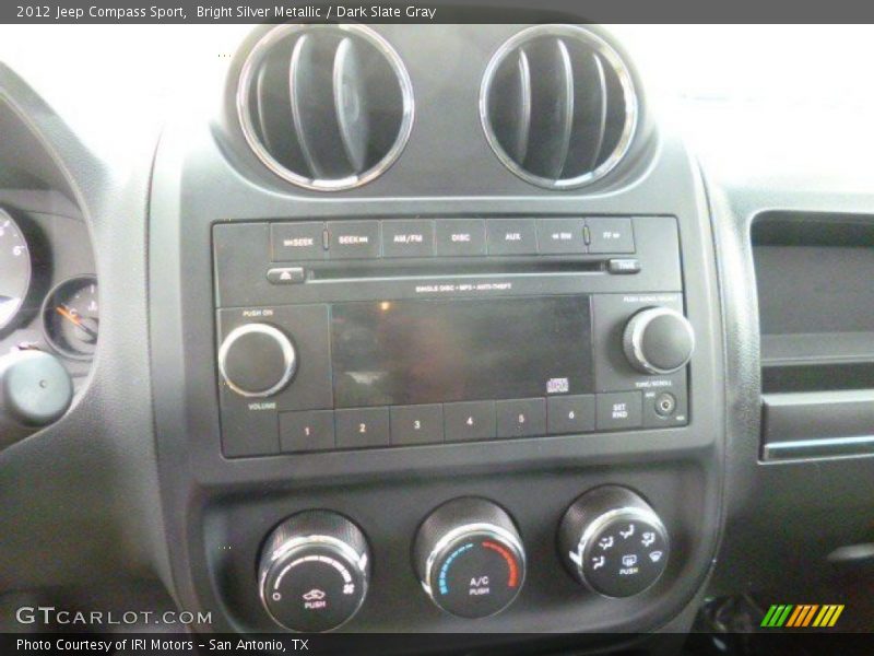 Bright Silver Metallic / Dark Slate Gray 2012 Jeep Compass Sport