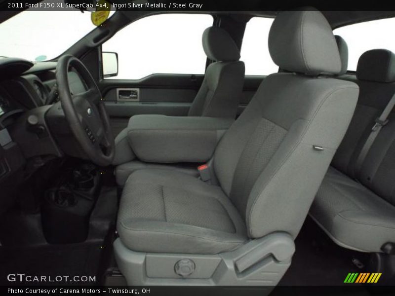 Ingot Silver Metallic / Steel Gray 2011 Ford F150 XL SuperCab 4x4
