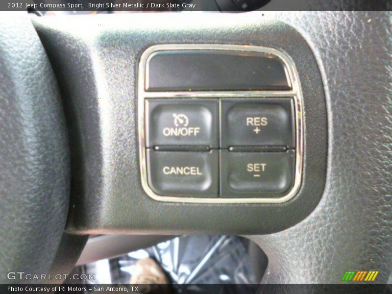 Bright Silver Metallic / Dark Slate Gray 2012 Jeep Compass Sport