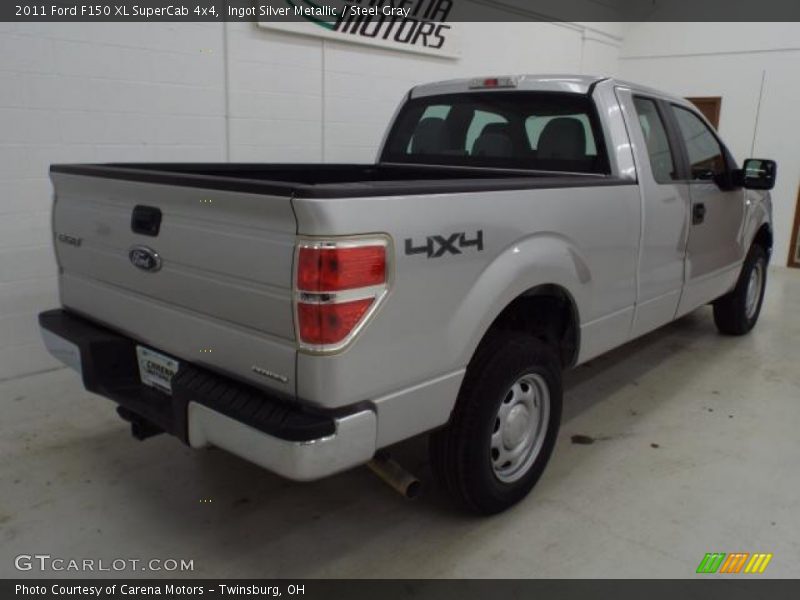 Ingot Silver Metallic / Steel Gray 2011 Ford F150 XL SuperCab 4x4