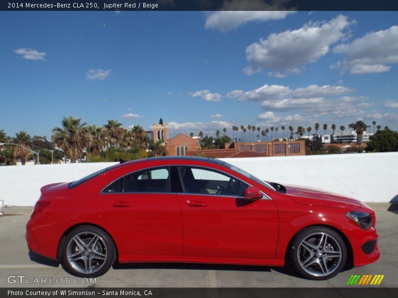 Jupiter Red / Beige 2014 Mercedes-Benz CLA 250