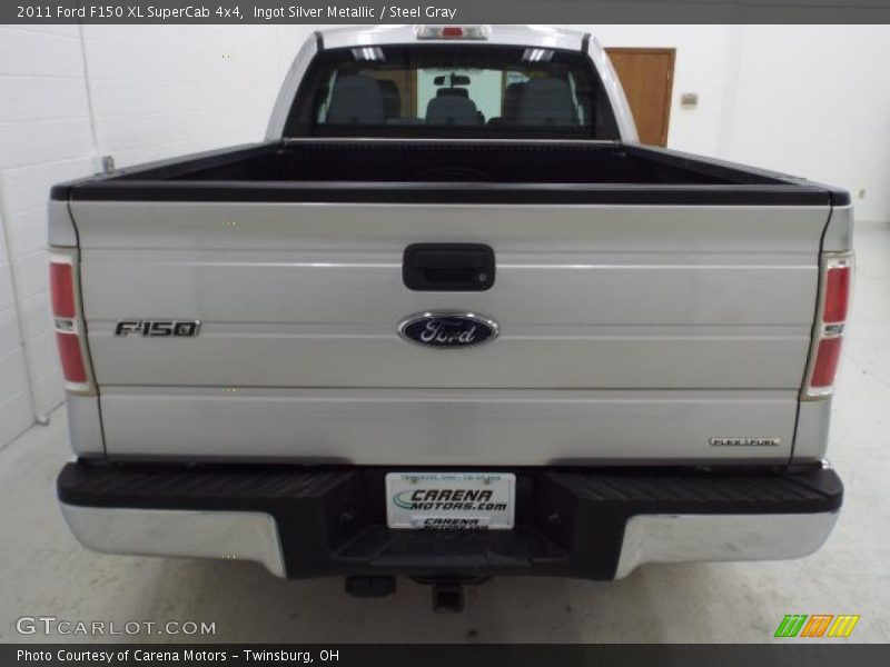 Ingot Silver Metallic / Steel Gray 2011 Ford F150 XL SuperCab 4x4