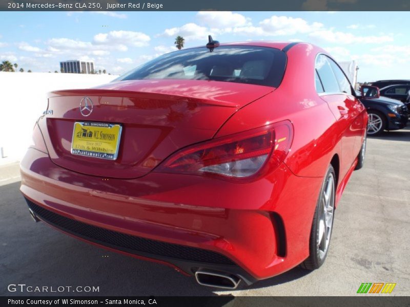 Jupiter Red / Beige 2014 Mercedes-Benz CLA 250
