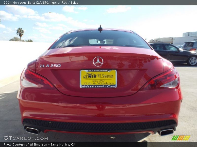Jupiter Red / Beige 2014 Mercedes-Benz CLA 250