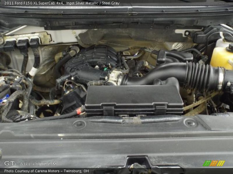 Ingot Silver Metallic / Steel Gray 2011 Ford F150 XL SuperCab 4x4