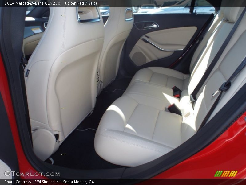 Jupiter Red / Beige 2014 Mercedes-Benz CLA 250
