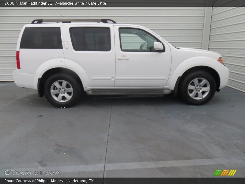 Avalanche White / Cafe Latte 2008 Nissan Pathfinder SE