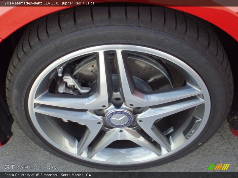 Jupiter Red / Beige 2014 Mercedes-Benz CLA 250