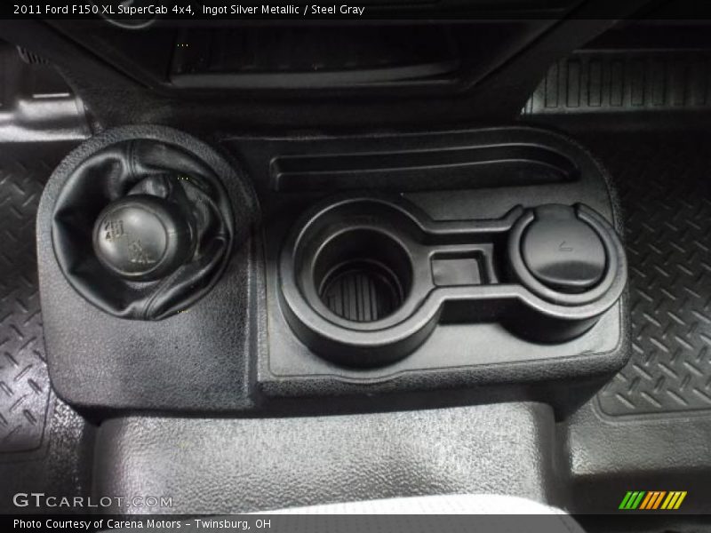 Ingot Silver Metallic / Steel Gray 2011 Ford F150 XL SuperCab 4x4