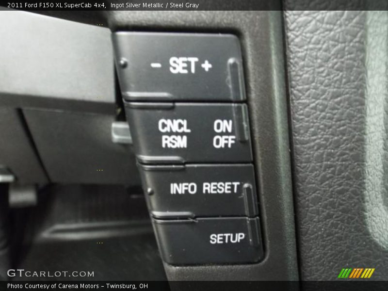 Ingot Silver Metallic / Steel Gray 2011 Ford F150 XL SuperCab 4x4