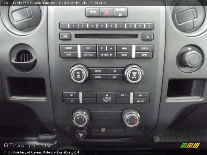 Ingot Silver Metallic / Steel Gray 2011 Ford F150 XL SuperCab 4x4