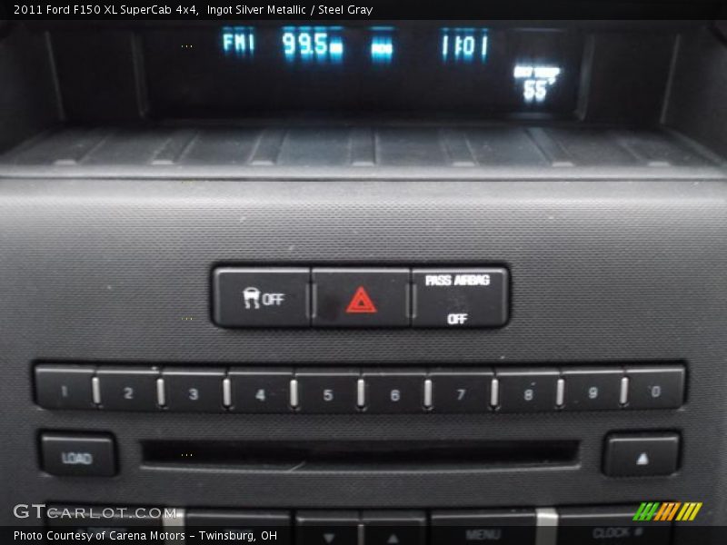 Ingot Silver Metallic / Steel Gray 2011 Ford F150 XL SuperCab 4x4