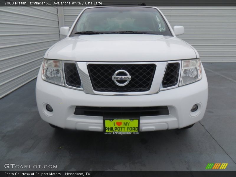 Avalanche White / Cafe Latte 2008 Nissan Pathfinder SE