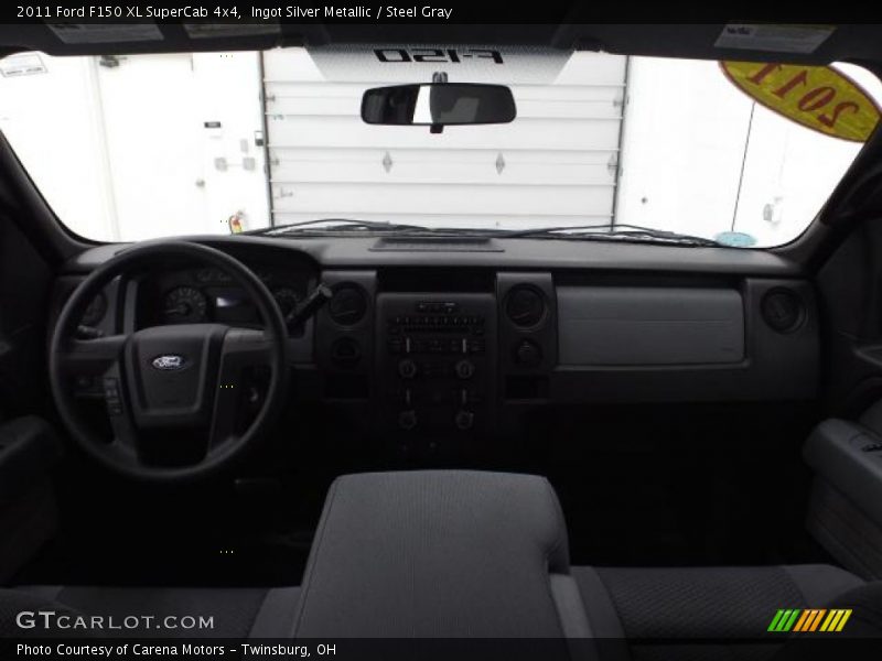 Ingot Silver Metallic / Steel Gray 2011 Ford F150 XL SuperCab 4x4