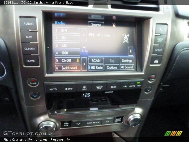 Controls of 2014 GX 460
