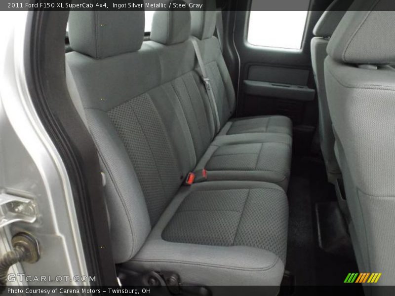 Ingot Silver Metallic / Steel Gray 2011 Ford F150 XL SuperCab 4x4