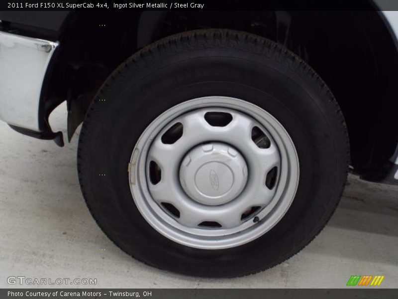 Ingot Silver Metallic / Steel Gray 2011 Ford F150 XL SuperCab 4x4