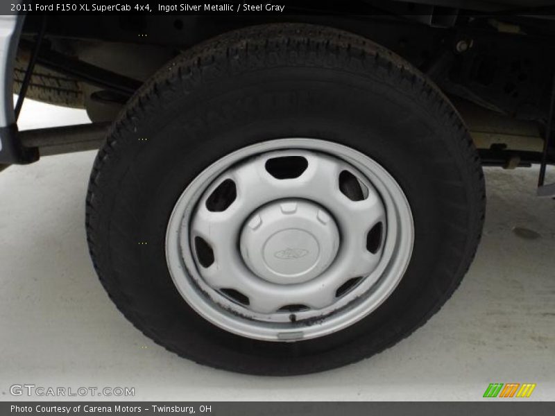 Ingot Silver Metallic / Steel Gray 2011 Ford F150 XL SuperCab 4x4