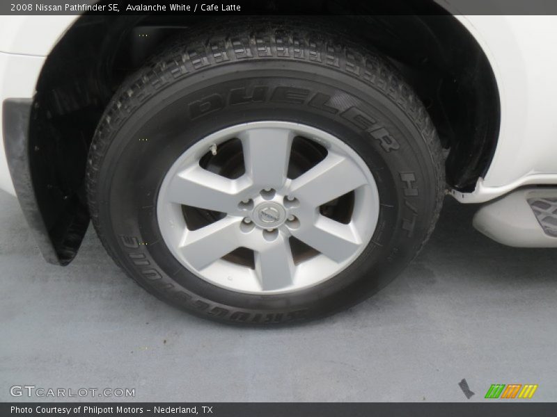 Avalanche White / Cafe Latte 2008 Nissan Pathfinder SE