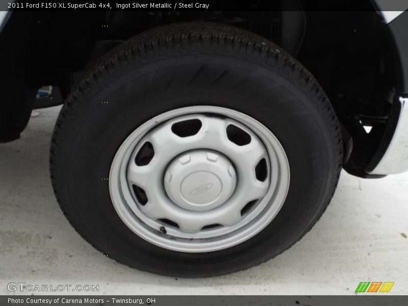 Ingot Silver Metallic / Steel Gray 2011 Ford F150 XL SuperCab 4x4