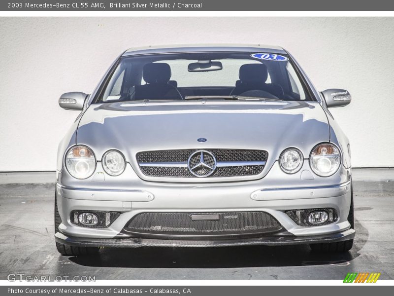 Brilliant Silver Metallic / Charcoal 2003 Mercedes-Benz CL 55 AMG