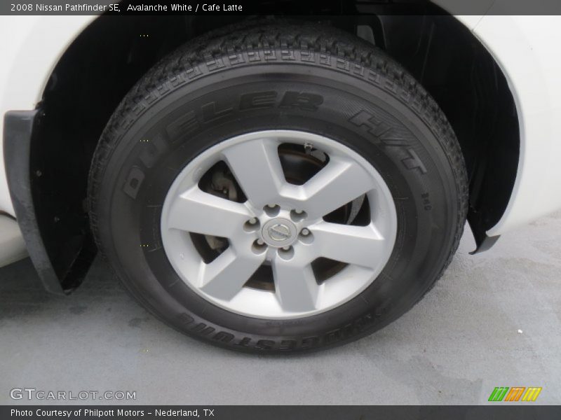 Avalanche White / Cafe Latte 2008 Nissan Pathfinder SE