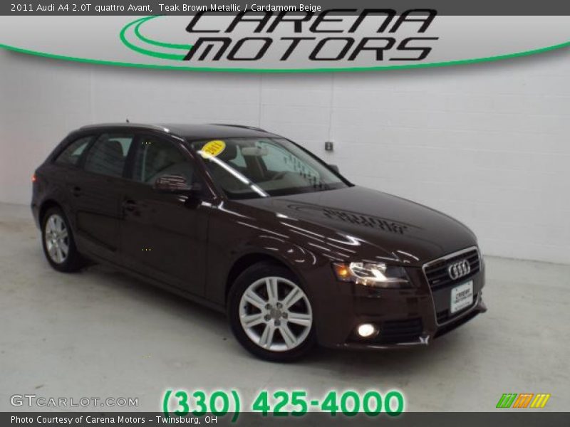 Teak Brown Metallic / Cardamom Beige 2011 Audi A4 2.0T quattro Avant