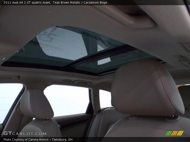 Teak Brown Metallic / Cardamom Beige 2011 Audi A4 2.0T quattro Avant