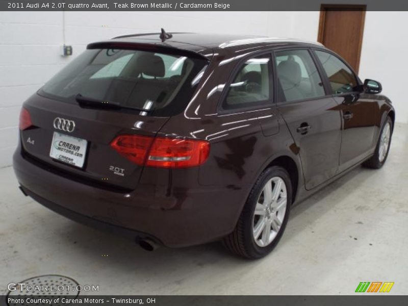 Teak Brown Metallic / Cardamom Beige 2011 Audi A4 2.0T quattro Avant