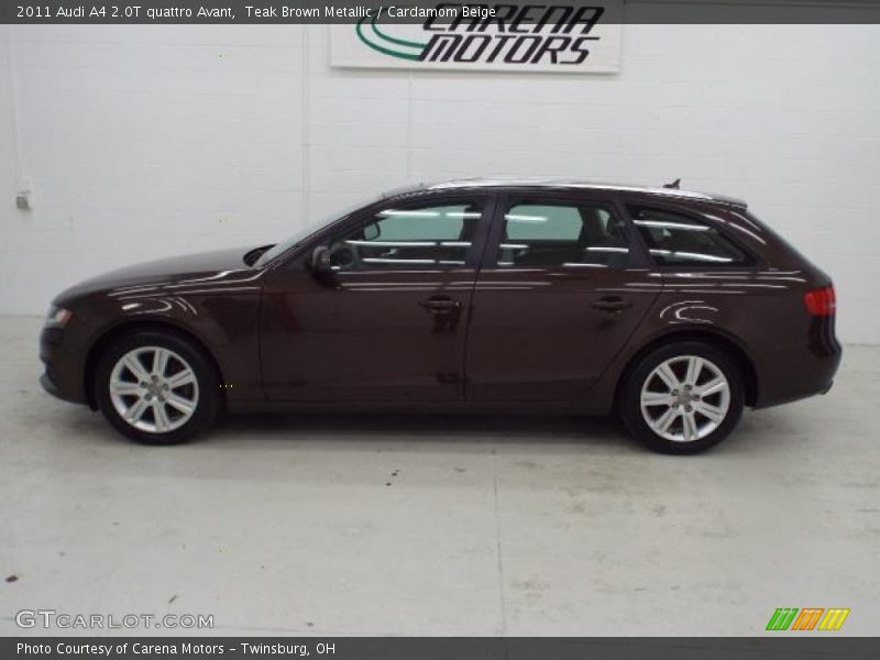 Teak Brown Metallic / Cardamom Beige 2011 Audi A4 2.0T quattro Avant
