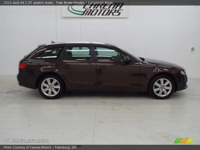Teak Brown Metallic / Cardamom Beige 2011 Audi A4 2.0T quattro Avant