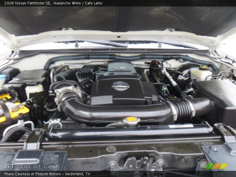 Avalanche White / Cafe Latte 2008 Nissan Pathfinder SE